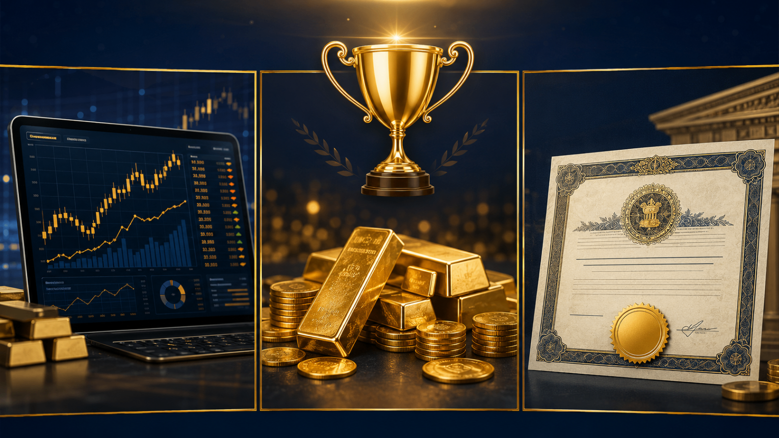 Gold ETF, physical gold and Sovereign Gold Bond compared